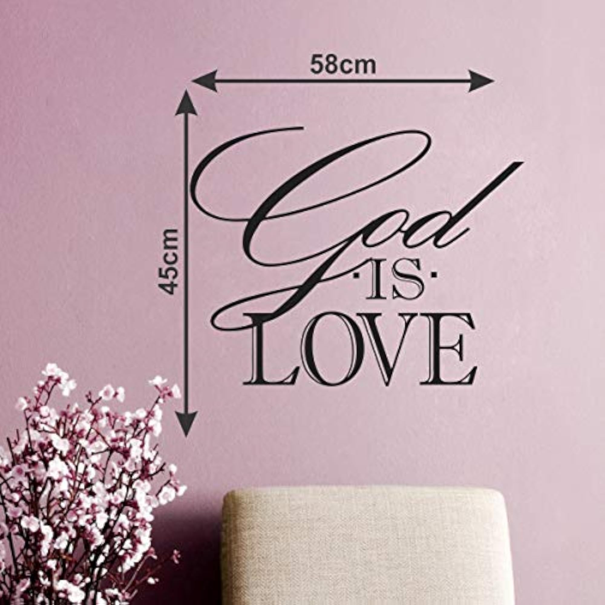 God is Love Wall Sticker & Decal