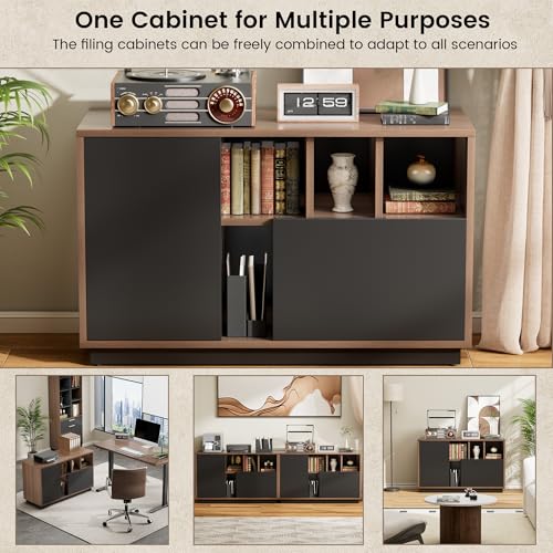 Image of ModernMate 39 inch File Cabinet with Drawer, Office Storage Cabinet with Door