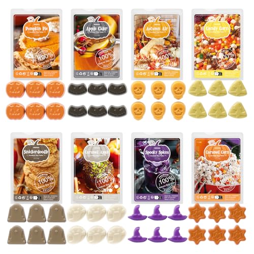 ARVIDSSON Halloween Scented Wax Melts, Fall Soy Wax Cubes for