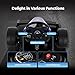 Kiddokidz Licensed Formula E Electric Go Kart for Kids, 12V Outdoor Race Car with Remote, 3-Speed, Safety Belt, Blue