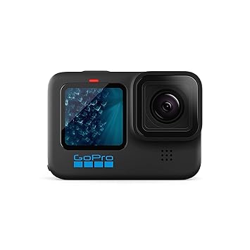 GoPro Hero11 Waterproof Digital Action Camera with Front&Rear LCD Screens,5.3K60 Ultra Hd Video,Hypersmooth 5.0,1080P Live Streaming with Enduro Battery(1-Yr International+1-Yr India Warranty),Black