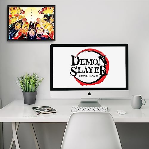 Image of MCSID RAZZ - Demon Slayer - Hashiras Design A4 Size Poster (With Frame) - Best Gift For Demon Slayer Fans /Best Artifacts To Your Home & Decor /For Anime Fandom