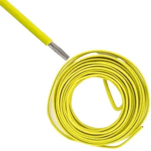 Drumstone Aluminium Wires 10mm for Domestic and Industrial Electric Connections up to 1500 watts 200 Meter (Yellow)