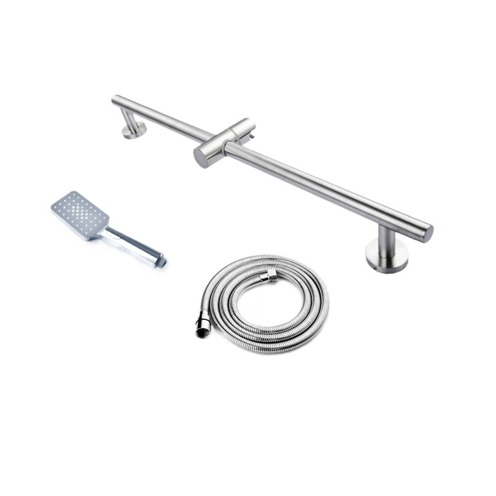 Barre de douche réglable à support mobile pour confort sur mesure