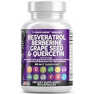 Resveratrol 6000mg Berberine 3000mg...