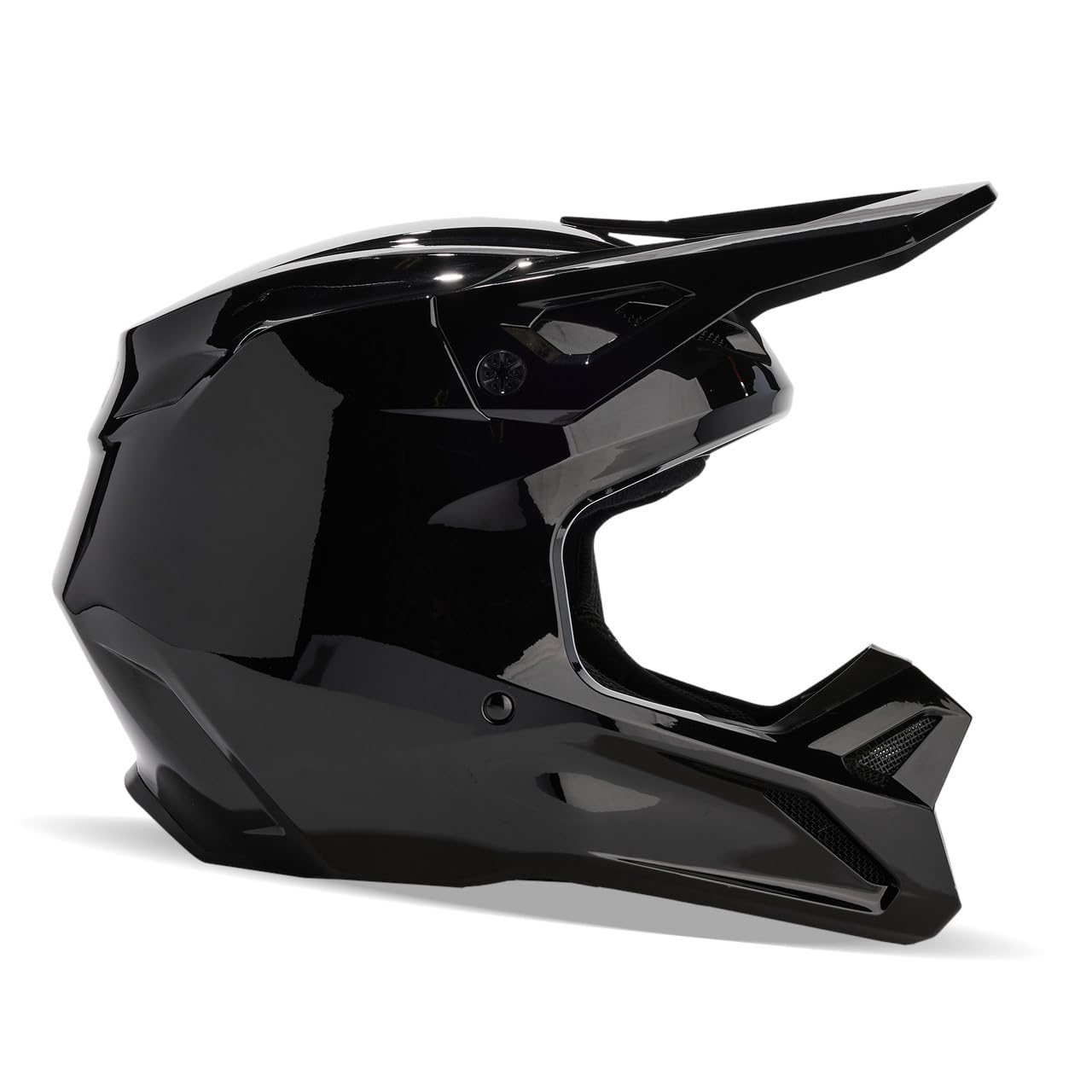 Fox Racing - V1 Solid Casques - Adulte Unisexe - Casque de Motocross, Casque de Protection, Casque Dirt Bike, Casque Tout-Terrain, Noir, S