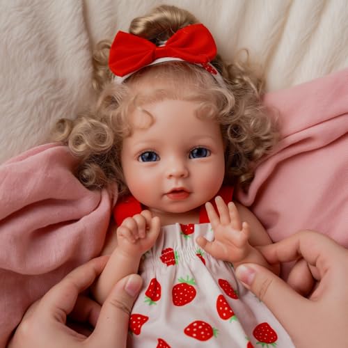 Muñeca Reborn Bebé Silicona 12 Pulgadas Realista miniatura 6