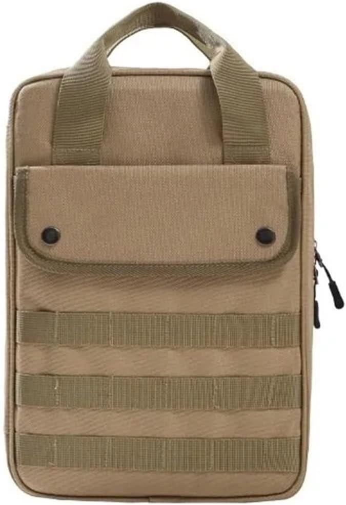Camping Utensil Set Outdoor Picnic Cutlery Bag Portable Camping Tableware Set Oxford Cloth Storage Handbag Travel Cooking for Travel(Khaki 11 Set)