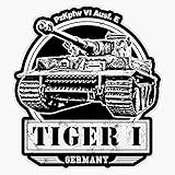 HOF Trading Tiger I - Ww2 Tank Vinyl Sticker Waterproof Decal Laptop Wall Window Bumper Sticker 5'