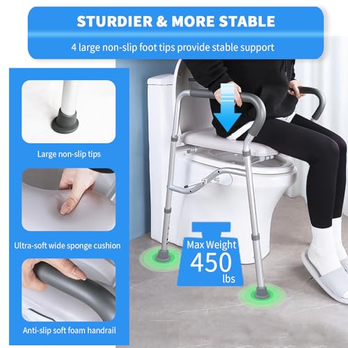 El mejor review de Asiento inodoro elevado para mayores los 7 más buscados. 8 Imagen adicional