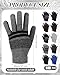 Funnysoft 100 Pair Winter Magic Gloves Bulk Unisex Warm Knitted Stretchy Gloves for Men Women Homeless Charity Donation