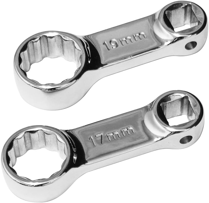 STRAIGHT 11-561 3/8" (9.5mm) Torque Adapter Set, 2 Pieces