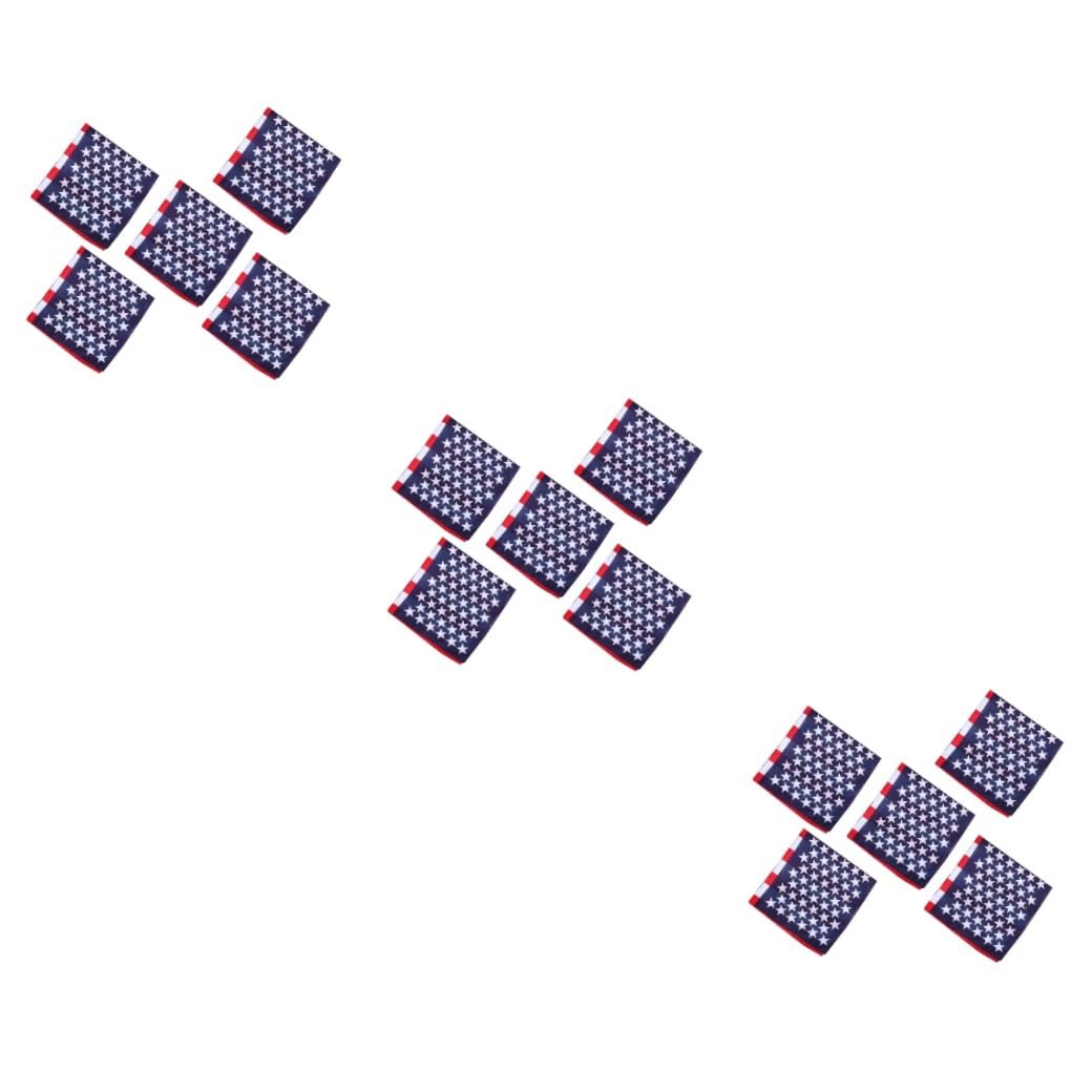 COLLBATH Amerikanische Flagge Bedrucktes Kopftuch Unisex Atmungsaktiv Für Outdoor Aktivitäten Diy Stirnband Für Mode Und Dekoration