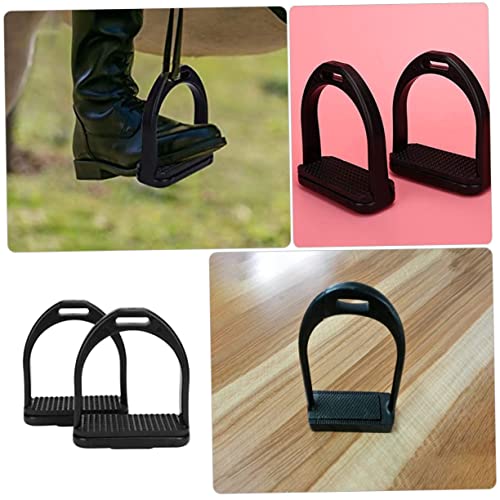Étriers équitation durables en acier brossé pour selle de cavalier