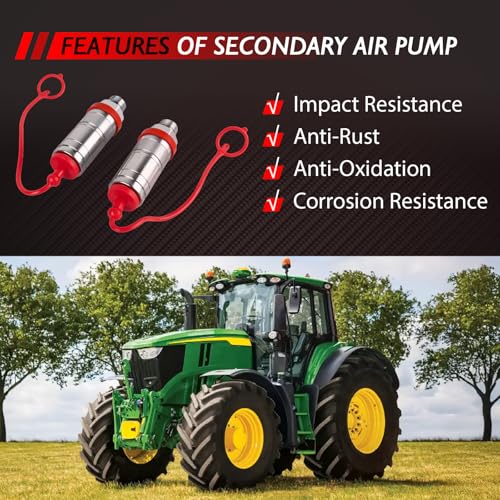 2 PCS Hydraulik Anschluss 1,27 cm (1/2 Zoll) Zug-Push-Typ Ersatz für JD Modelle 5720 5820 6010 6020 6110 6200 7130 7530 Autozubehör Teil# AL200979 AL170665 AL166181 AL119348 AL112951