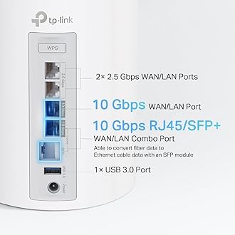 TP-Link Deco 7 Elite BE95 BE33000 Quad-Band WiFi 7 Whole Home Mesh System - Up to 7800 Sq.Ft w/AI-Driven Smart Antennas, 10G Multi-Gig Ethernet Ports, Replaces Router and Extender (2-Pack)