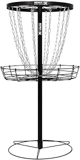 Remix Deluxe 12-Chain Disc Golf Practice Basket - Portable Lightweight Backyard Target, Easy No-Tool Setup, Choose Color