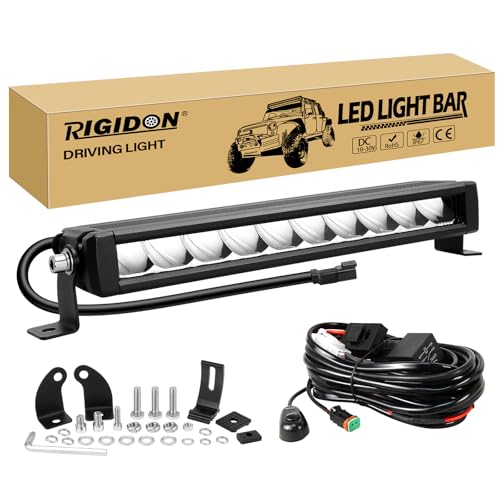 Barras luminosas leds RIGIDON 3000LM de largo alcance con cableado de 12V para ATV