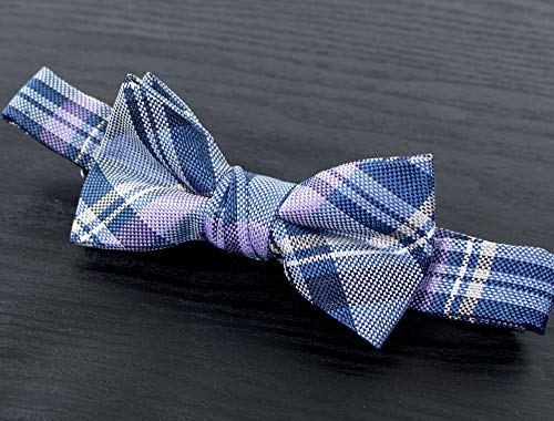 Spring Notion Boy's Tartan Plaid Woven Bow Tie2