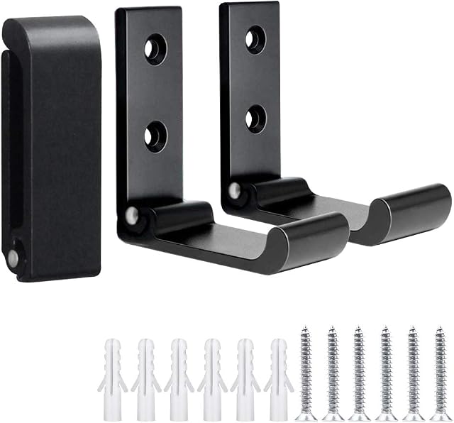 SNAGAROG 3 Pcs Folding Coat Hooks, Aluminum Wall Mount Hook Foldable Wall Hook Single Coat Hooks Home Storage Hooks Coat Hook for Kitchen Bathroom Bedroom Living Room Wall Door Cabinet (Black)