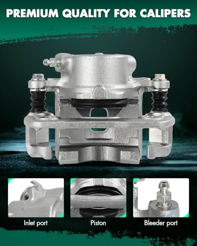 Image of SCITOO 19B1486 Front Right Disc Brake Caliper Assembly w /Bracket For Chevrolet For Tracker 1998,For Geo For Tracker 1996-1997,For Suzuki For Sidekick 1991-1998