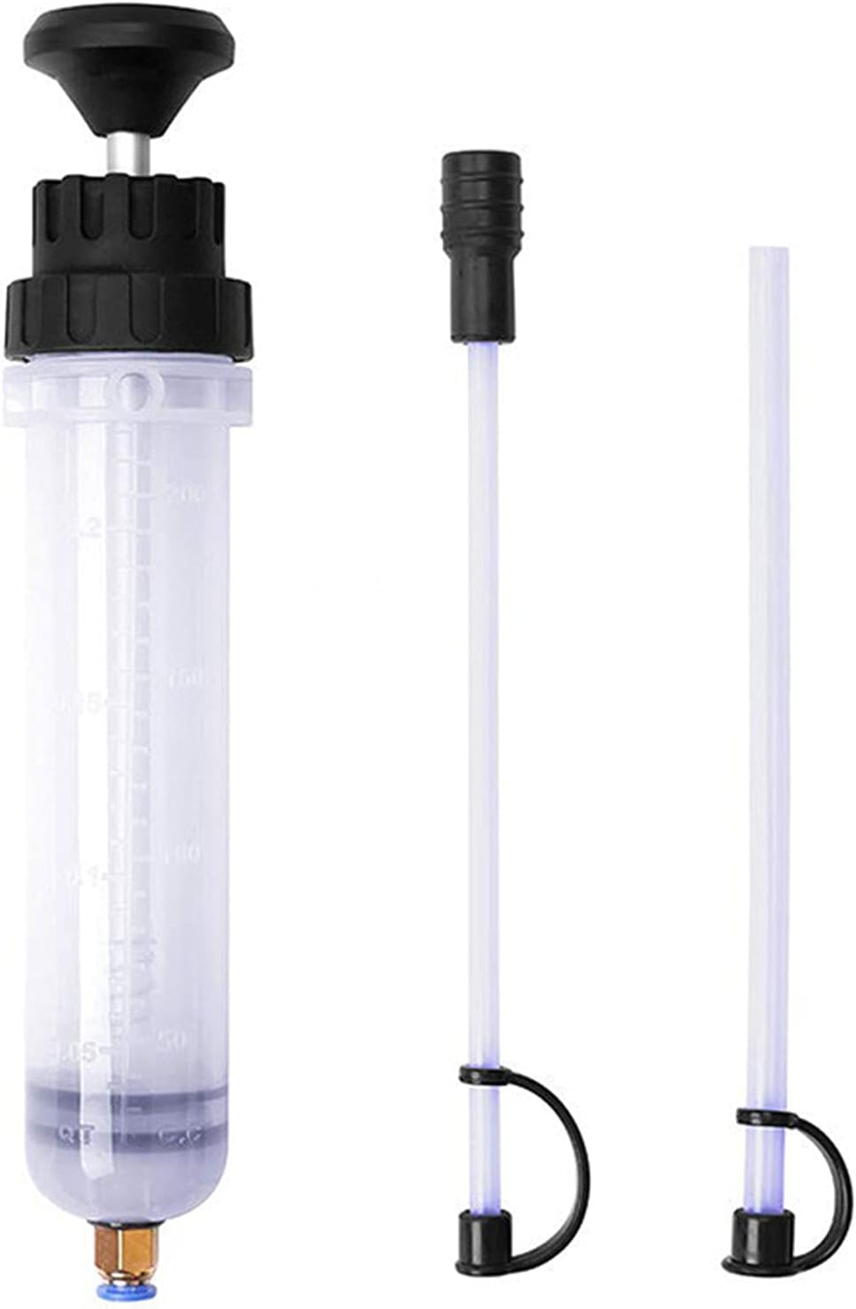 SacJkt Oil Suction Syringe, Hand Pump Fluid Change Syringe, Plastic Oil Fluid Extractor for Car motorcycle (200CC)