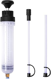 SacJkt Oil Suction Syringe, Hand Pump Fluid Change Syringe, Plastic Oil Fluid Extractor for Car motorcycle (200CC)