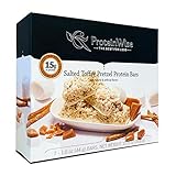 PROTEINWISE - Salted Toffee Pretzel Protein Bars, Gluten-Free, High Fiber, High Protein Low Carb Snacks for Weight Loss – Healthy Snack Bars, Low Calorie, Diet-Friendly, Trans Fat-Free, 7 Servings/Box