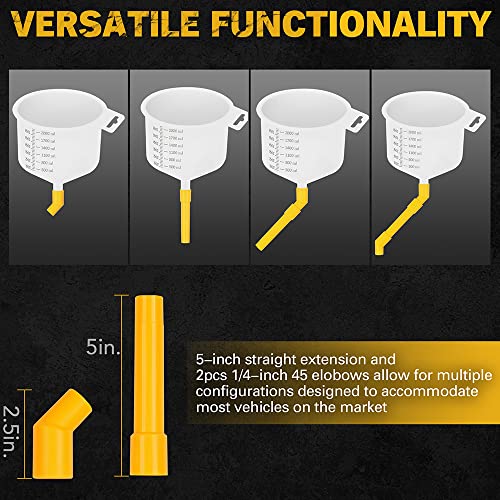 image for ELEAD No-Spill Coolant Funnel Kit - 19-Piece Radiator Funnel burping k