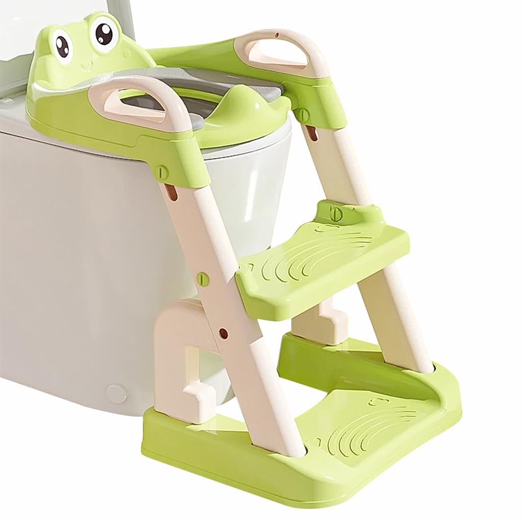 HASTHIPPotty Training Seat, 3 in 1 Potty Seat, with Splash Guard and Pvc Cushion Toilet Potty Training Seat, Toddlers Potty Seat for Boys Girls(Greey)