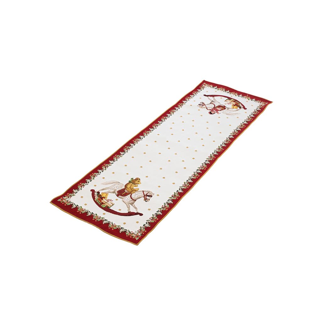 Villeroy & Boch Toy's Fantasy Gobelin Coussin Multicolore 50 x 33 cm Rouge/Multicolore Taille Unique Père Noël