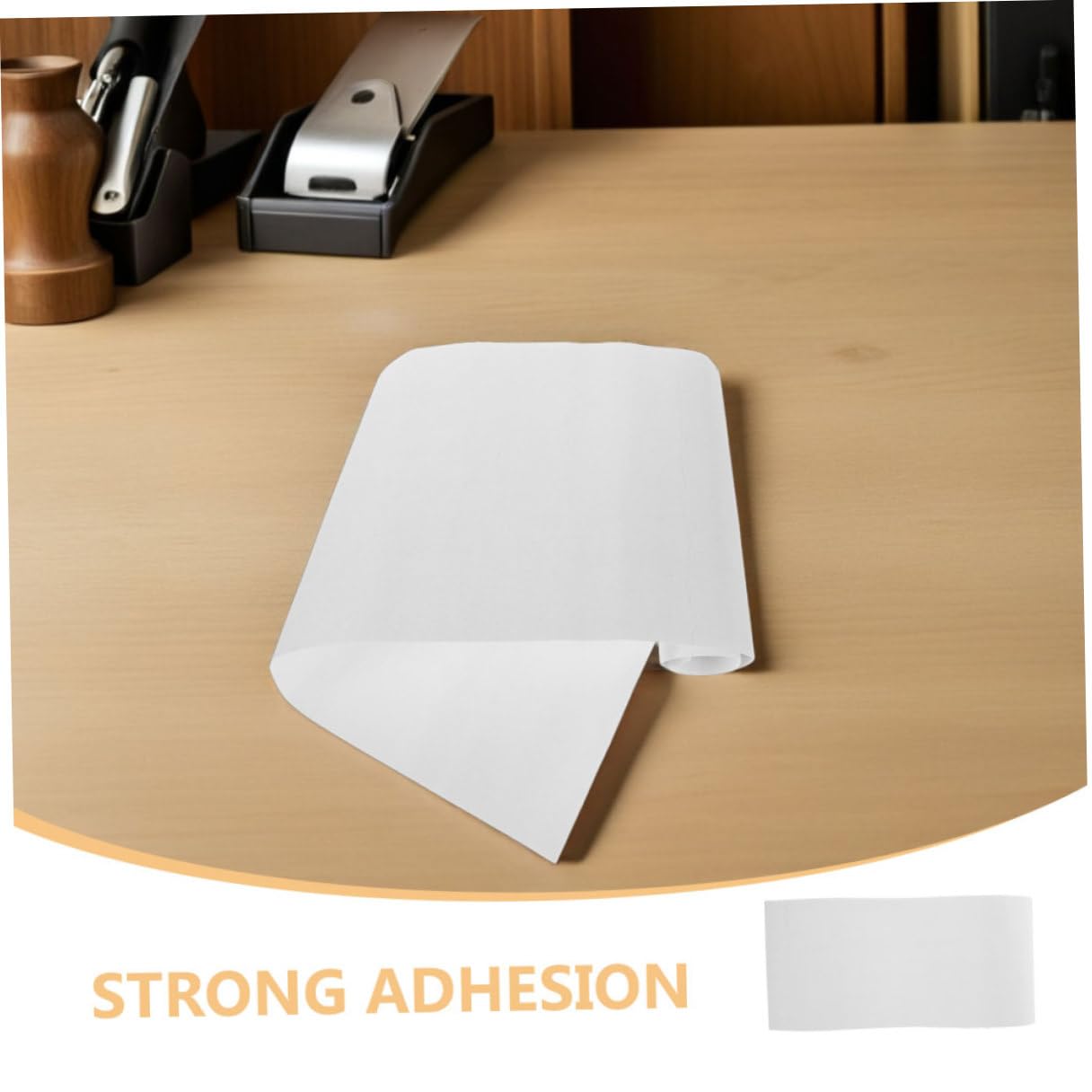 Longboard Skateboard Grip Tape 109cm White Waterproof Non-Slip Sandpaper for Scooter Roller Board and Outdoor Stair Tread