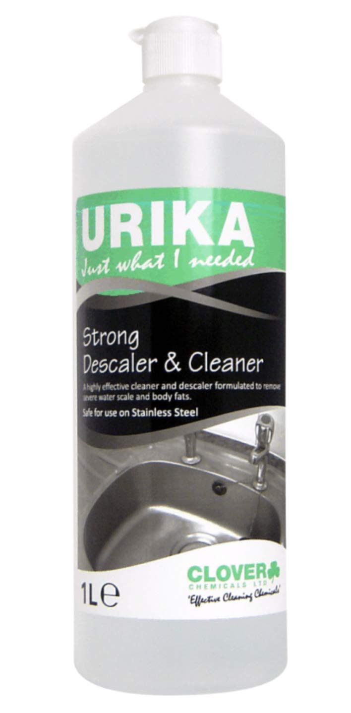 Clover Urika - Strong Descaler & Cleaner 12 X 1L | Simple Hygiene Solutions