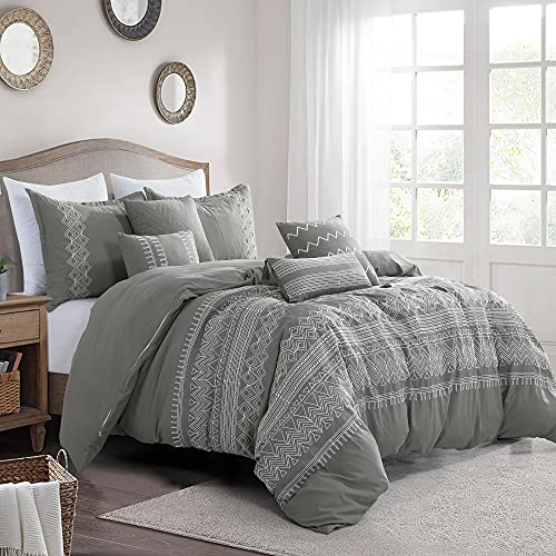 Esca La Casa Comforter Set - Modern Minimalistic Design, Suitable For All Seasons, Decorative Pillow, Matching Shams - King Size #TOP6