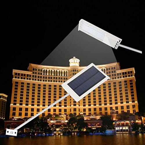 UBERSWEET White, 0-5W12 LED Pole Outdoor Solar Garden Lights Solar Wall Rural Lights