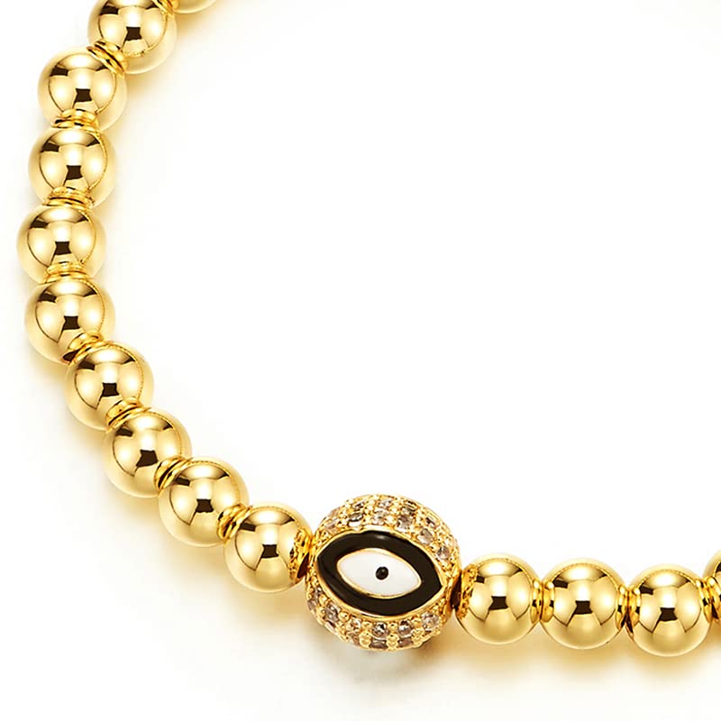 Pulsera Unisex con Zirconia Cubica y Ojo Protector miniatura 2