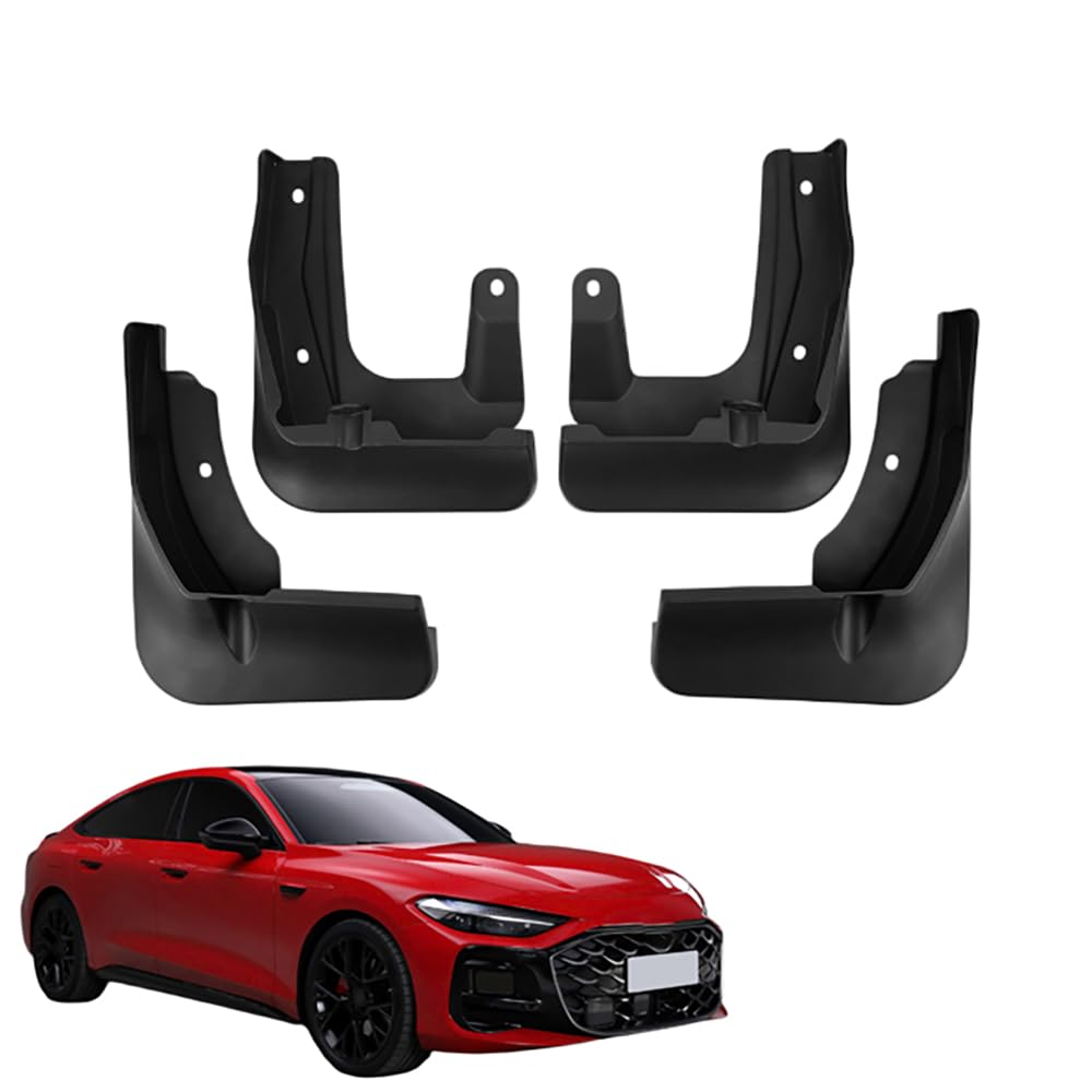 AMHVMU 4pcs Mud Flaps for Audi A5L Sportback 2025