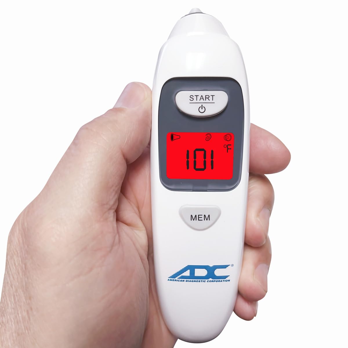 ADC Adtemp 424N 1-Second Infrared Tympanic Ear Thermometer with Storage Cradle