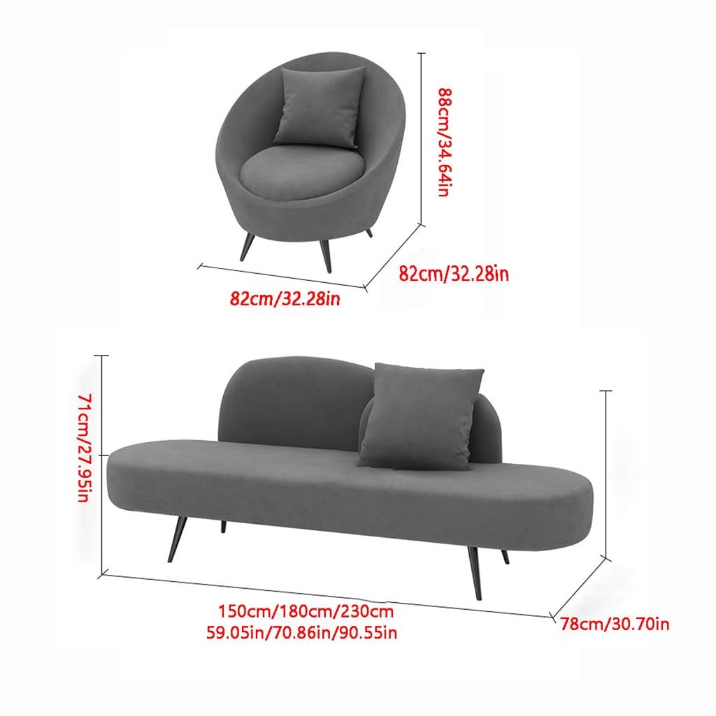 Sofa Fotel salon fryzjerski, salon piękności, długa sofa, sklep odzieżowy retro, mała sofa do salonu