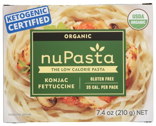 NuPasta Organic Konjac Fettuccine 210g (Case of 8)