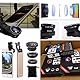 3 in 1 Handy Objektiv Set, Clip-On Kamera-Adapter für Smartphones - Fischaugenobjektiv (180° Fisheye Linse) + Weitwinkel (0,67x Wide) + Makroobjektiv (10x) - für alle Handys geeignet (Schwarz)