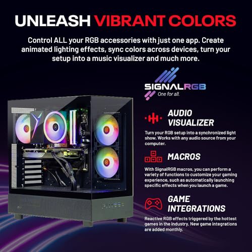 undefined Skytech Azure Gaming PC Desktop, Ryzen 7 5700 3.7 GHz (4.6GHz Turbo), NVIDIA RTX 5060 8GB, 1TB NVMe SSD, 32GB DDR4 RAM 3200, 650W Gold PSU, Wi-Fi, Win 11 の商品画像 4