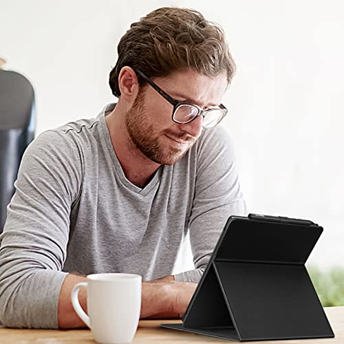 Fintie Flip Case For Kobo Elipsa (2021 Release) - Slim Vertical Multi-Angle Viewing Stand Cover With Auto Sleep/Wake For 10.3" Kobo Elipsa Ereader, Black #TOP6