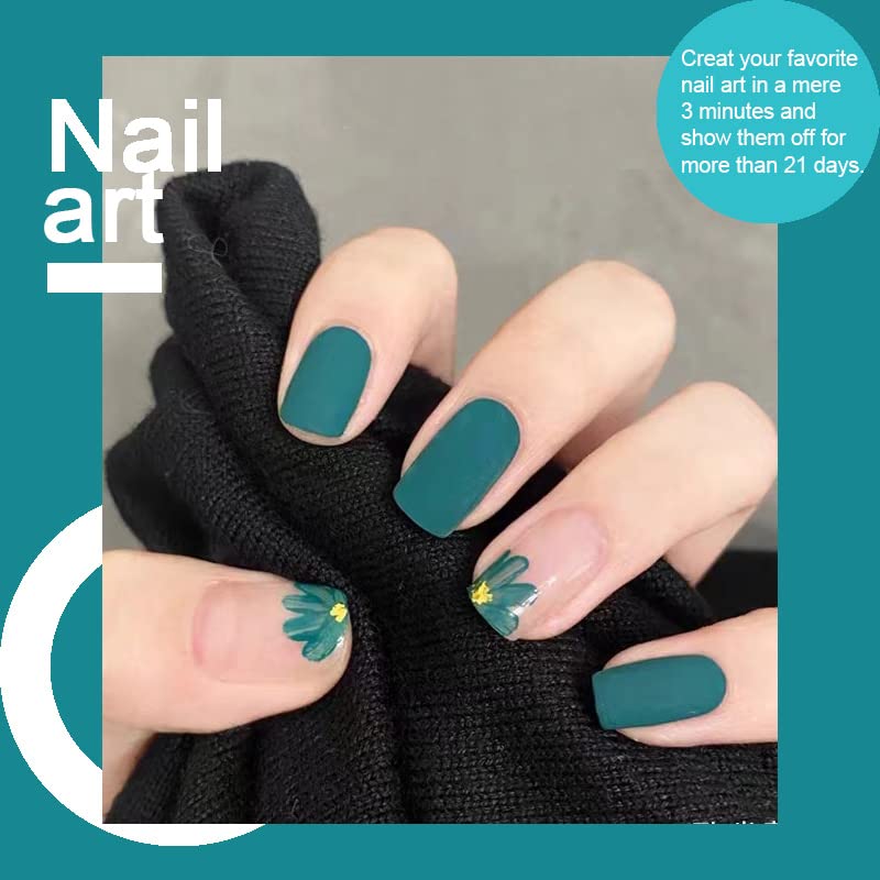 Miniatura 6 de Arte Clavo Esmalte de uñas de gel verde océano de 0.5 fl oz (0.5 fl oz), color profesional, esmalte de uñas de gel UV LED, esmalte de uñas de gel de