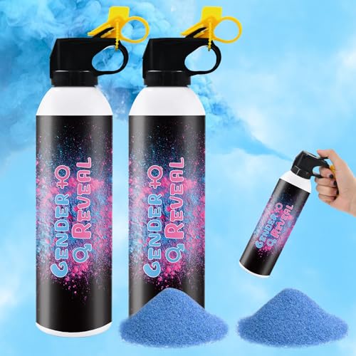 PEMUISE Colorful Corn Power Spray Gender Reveal Smoke Powder Spray Gender Reveal Smoke Bombs Color 2...
