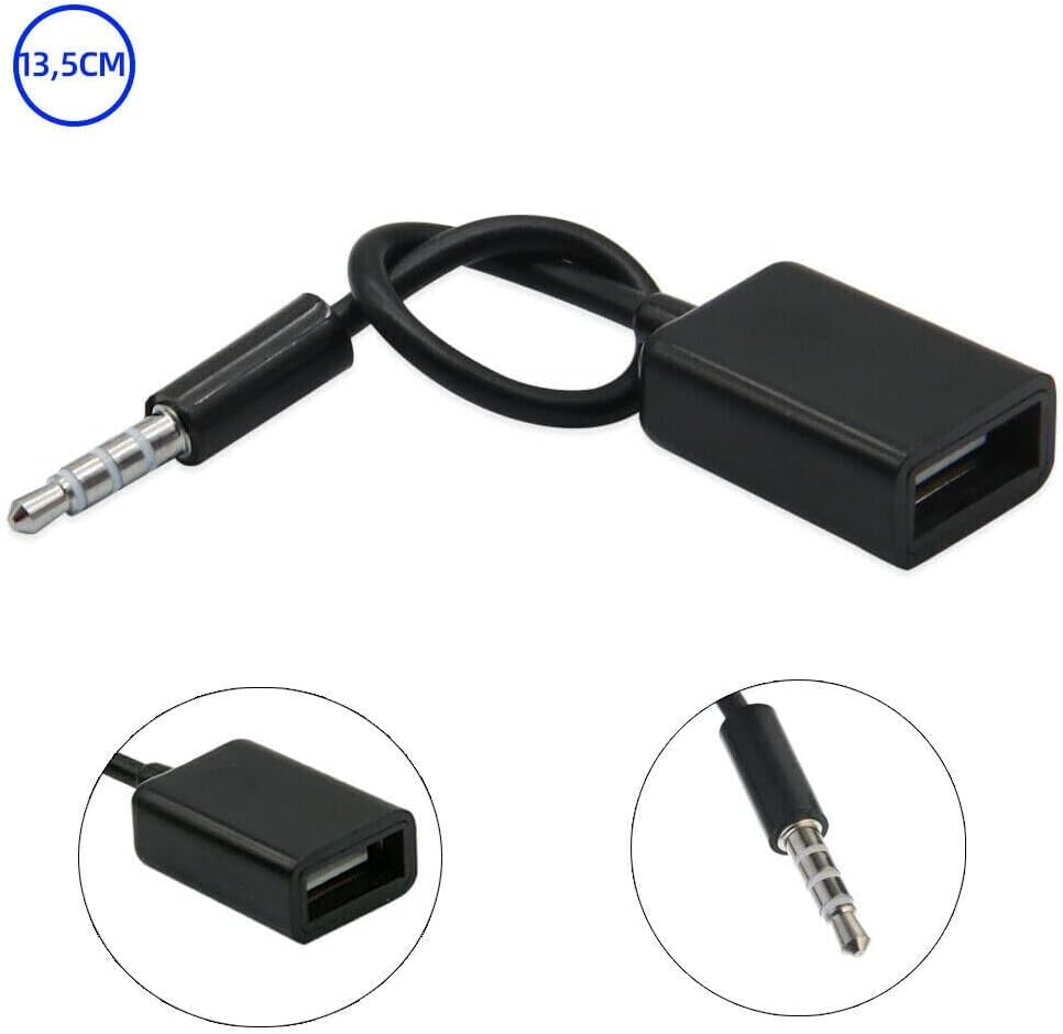 Cavo Aux Usb Adattatore USB A Jack 3.5 Mm Per Auto - Convertitore Audio AUX, Per Autoradio Con Decodifica MP3 Accessori Auto Interno - Foto 8