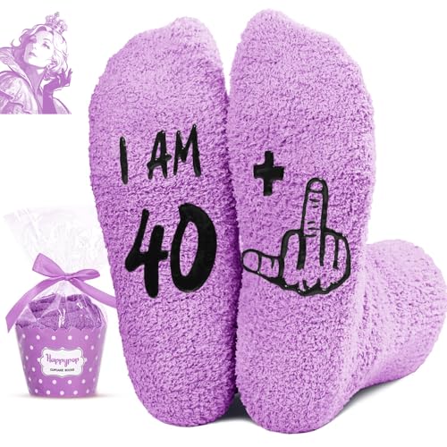 HAPPYPOP 41st Birthday Gifts for Her - Women Socks for