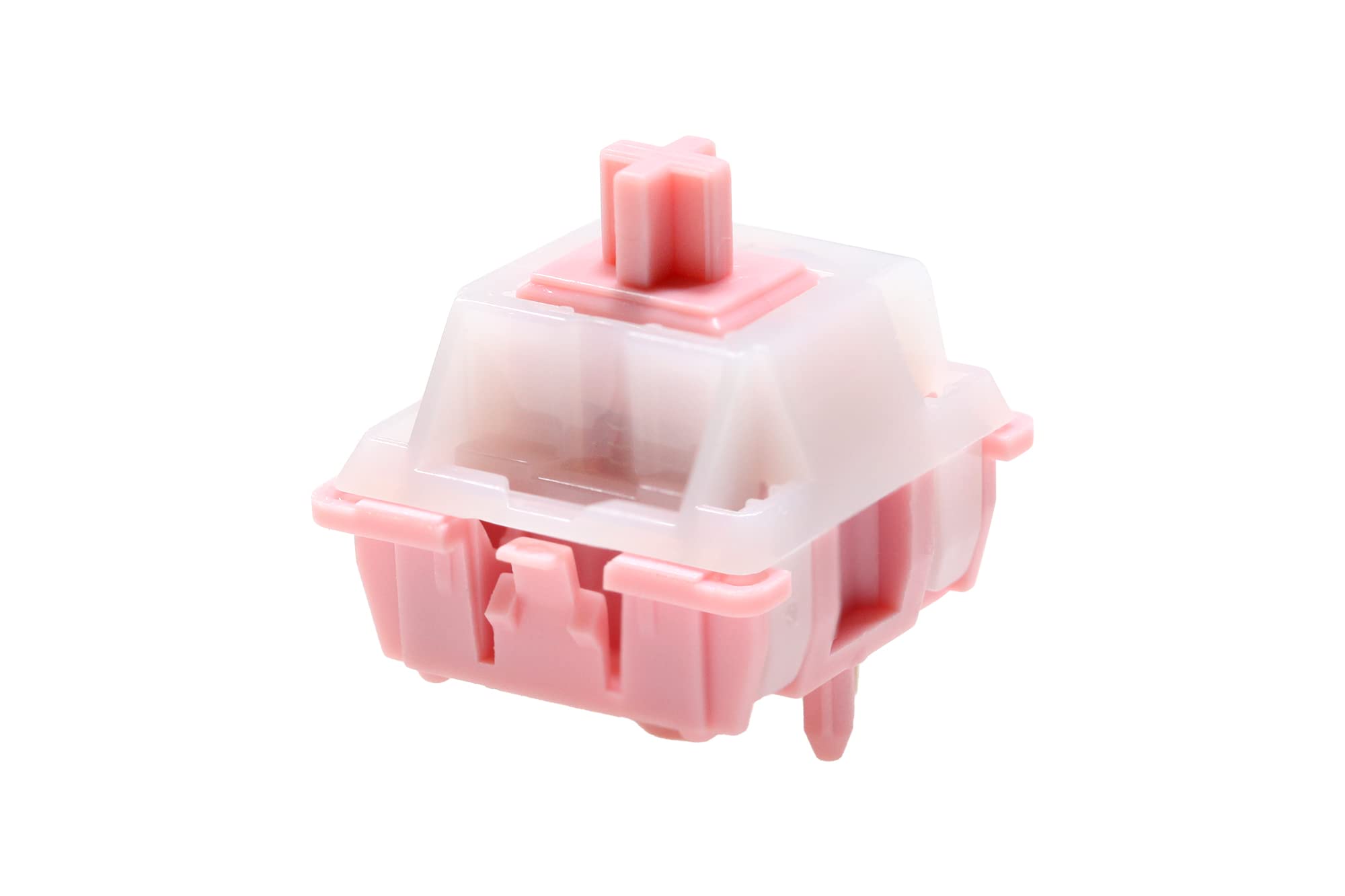 KPREPUBLIC Pink Pig Lot de 90 commutateurs linéaires V3 5 broches RVB SMD 62 g MX pour clavier mécanique POM Nylon Long Spring Lubrifié (Pink Pig V3 Switch X90)