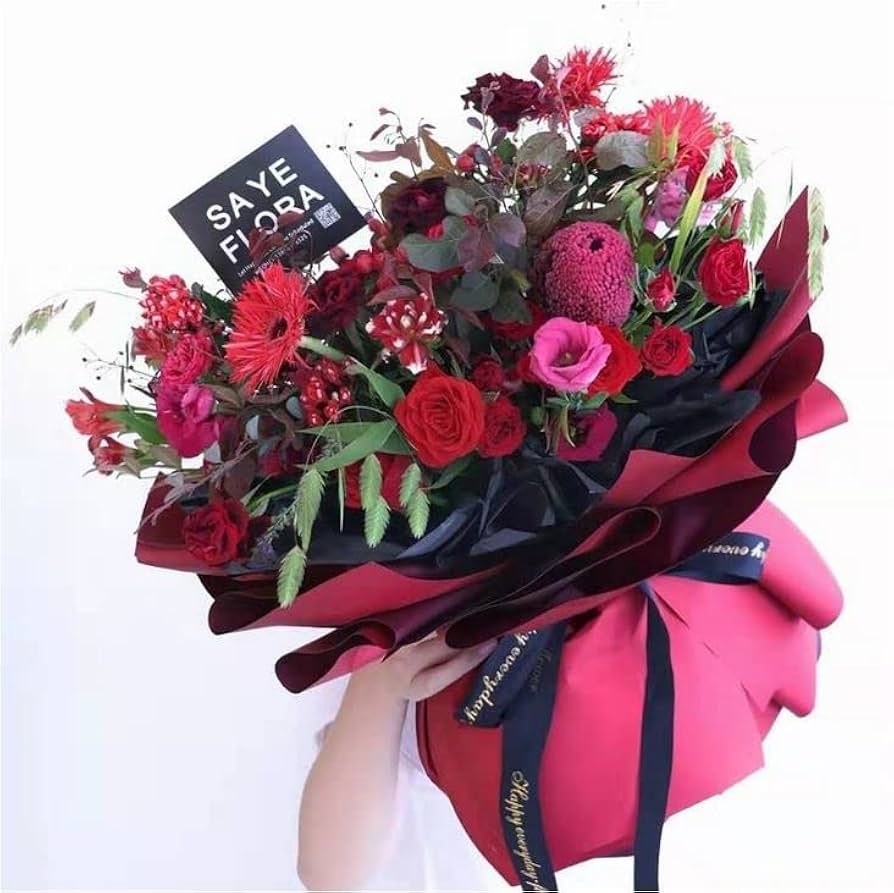 ペーパーフラワー Amazon.co.jp: XICHEN 20枚/両面カラーフラワーラッピング