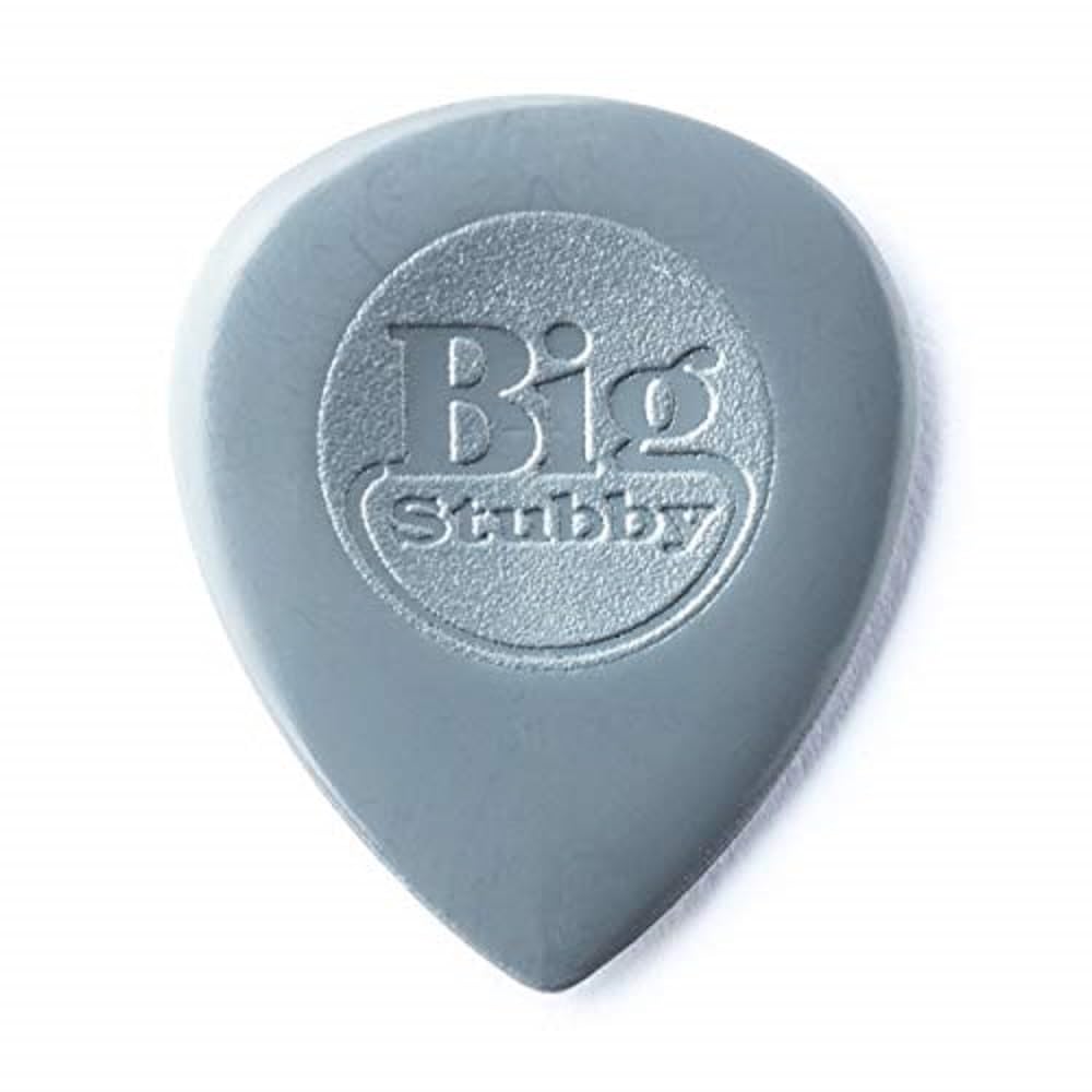 Dunlop Big Stubby nylon plettri per chitarra Confezione da 24 2.0mm